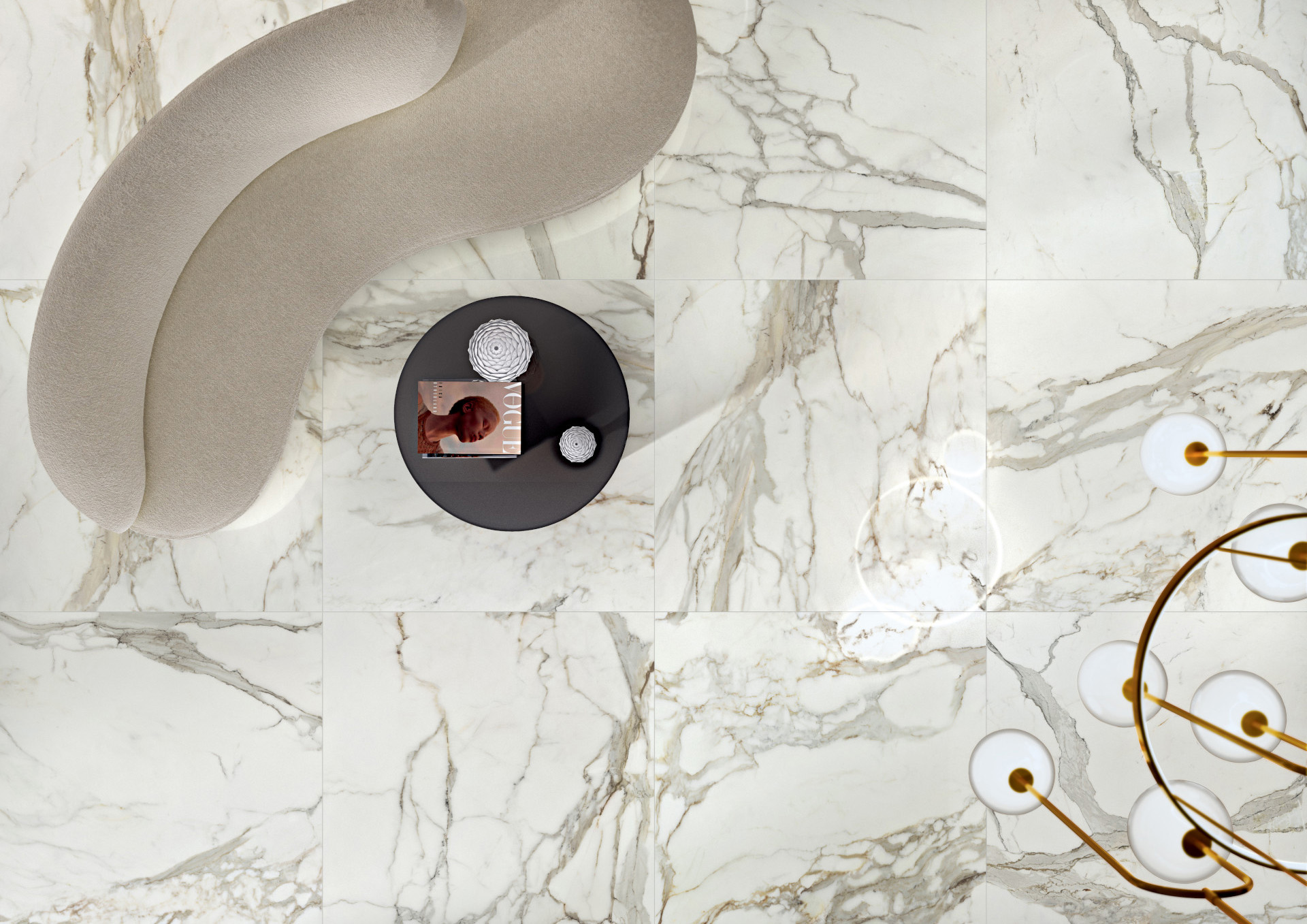 Marmoroptik-Fliesen Marmoroptik