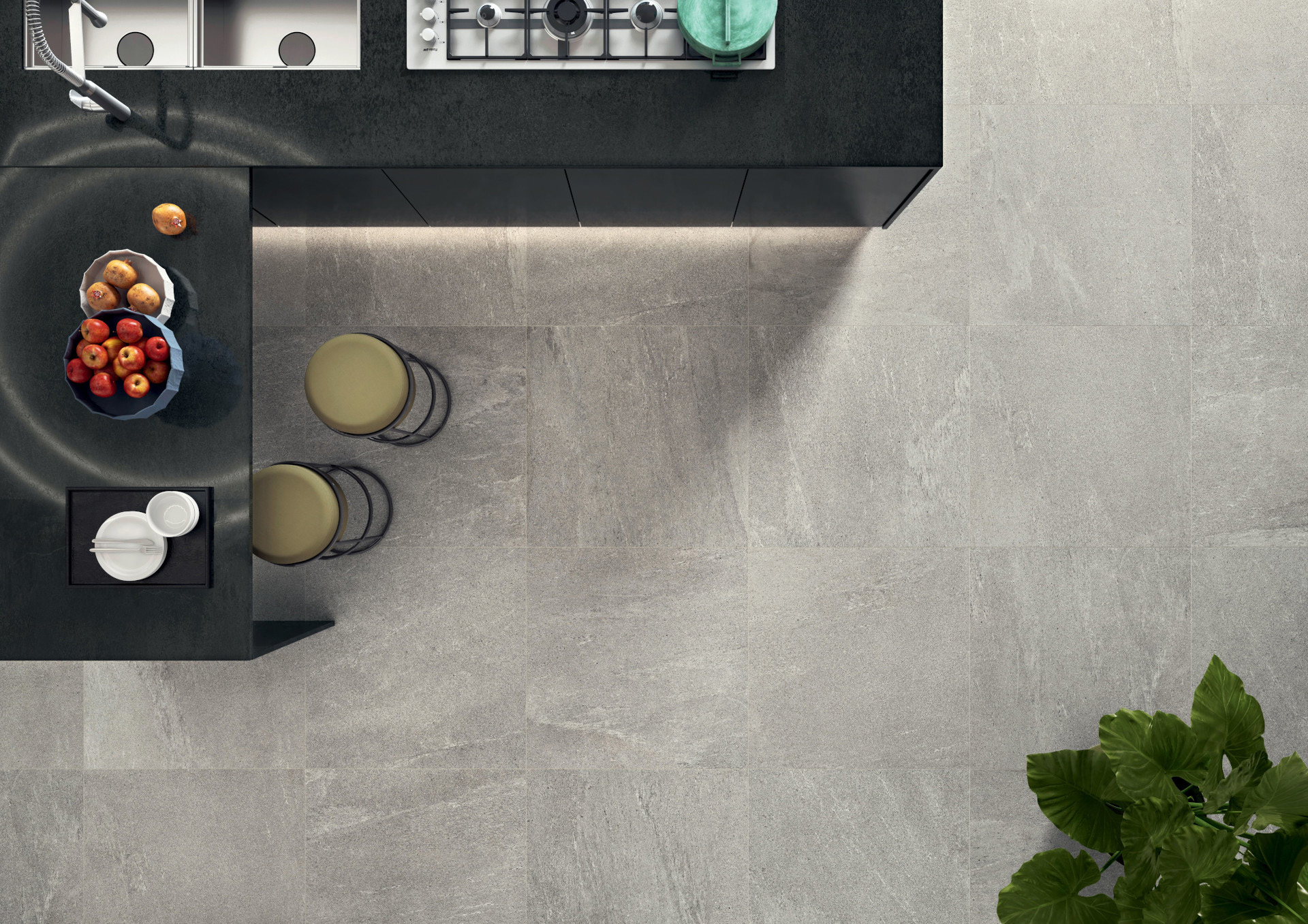 Steinoptik-Fliesen Naturstein-Optik